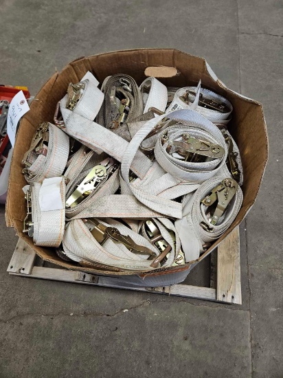 Large skid of straps