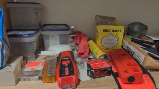 Stapler Chain Two Shelves Tools, Pliers, chain, staplers, Laser Trac & more | Heavy ...
