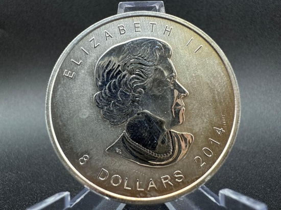 2014 Canada 1.5ozt. .999 Silver $8
