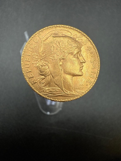1913 Gold 20 Francs Rooster