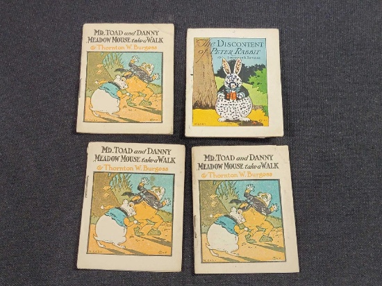 4 1900s Thornton Burgess Mini Books Advertising Booklets | Online ...