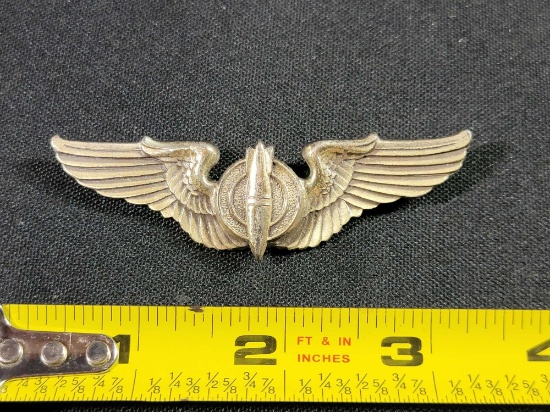 WW2 US Army Air Corps Force Bombardier Wings Sterling Silver | Online ...