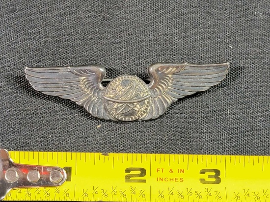 WWII US Army Air Corps Force Navigator Wings Sterling Silver | Online ...