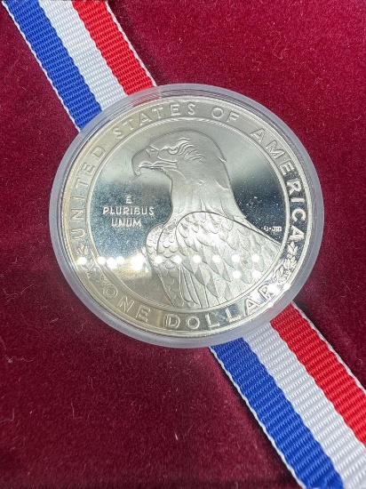 1983 U.S. Olympic Proof Silver Dollar