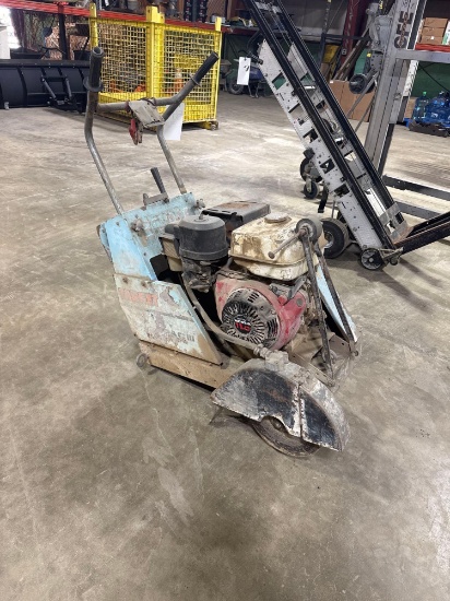 Target PAC III gas wet/dry walk behind concrete saw