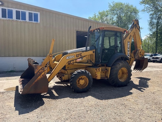 2006 John Deere 410G Backhoe w/ Extendahoe 4x4
