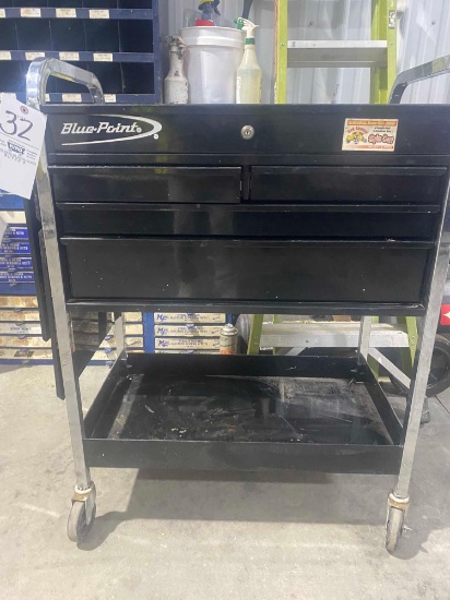 Blue Point Rolling Tool Cart | Heavy Construction Equipment Light ...