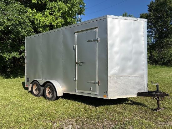 2014 Cross V Nose Box Trailer 7'by 16'