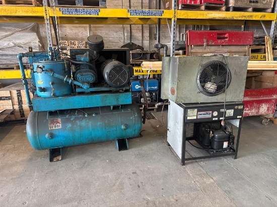 Le ROL commercial 3 phase compressor with Pneumatech refrigerated air dryer