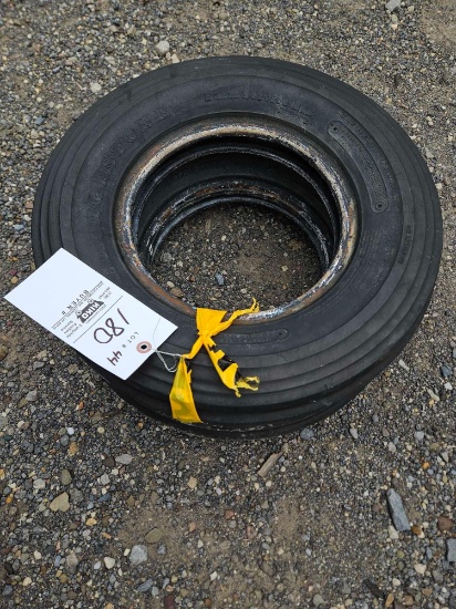 Pair of garden tractor tires