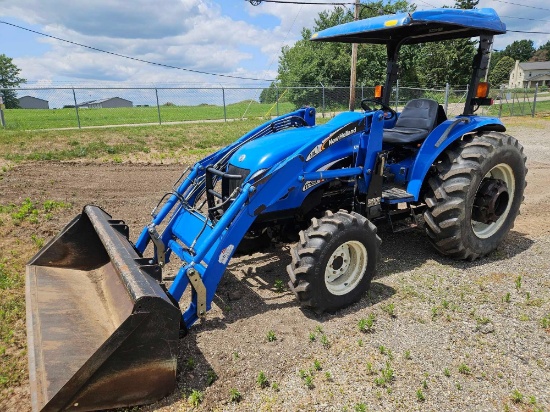 2006 New Holland TC55DA Loader Tractor, 4x4, One Owner, 1,013 hrs.
