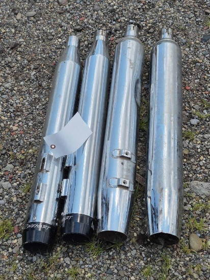 4 Motorcycle Mufflers