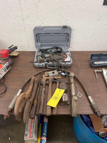 Assorted hand tools and small dreamers, Craftsman chain saw sharpener