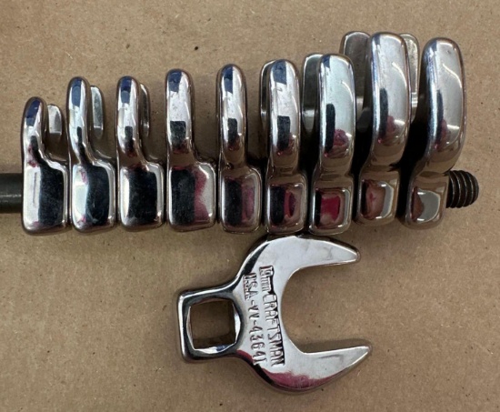 Craftsman Crowfoot flare nut wrench set
