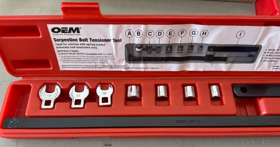OEM serpentine belt tensioner tool