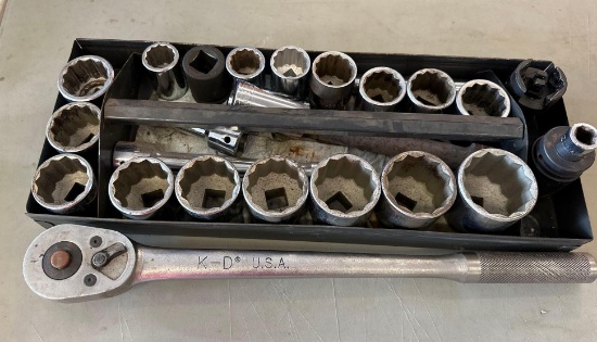 K-D 3/4 ratchet and MAC 3/4" socket set