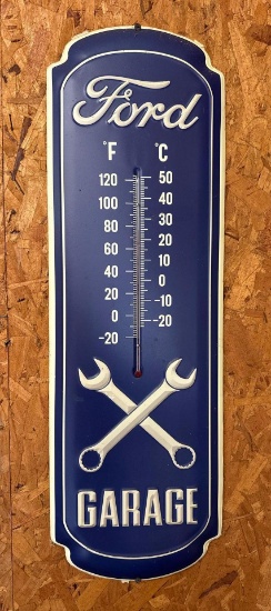 Ford garage thermometer