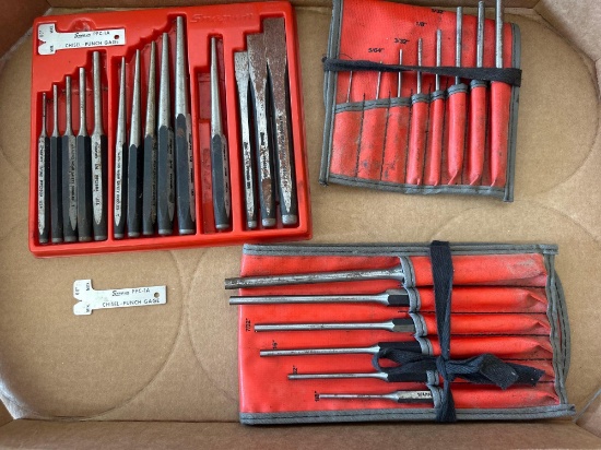 Snap-On chisel and punch sets