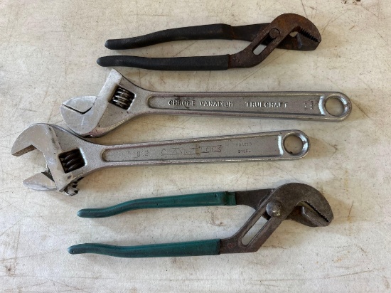 adjustable wrenches and channel locks