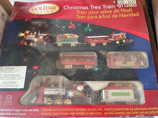 Christmas tree train