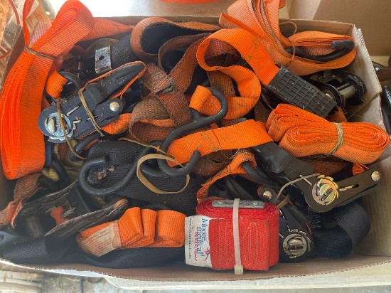 assorted ratchet straps