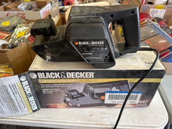 Black & Decker electric belt sander