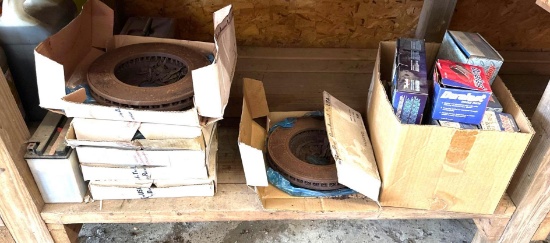 brake shoe pads, Used rotors, and more