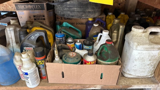 Selection of oils and fluids