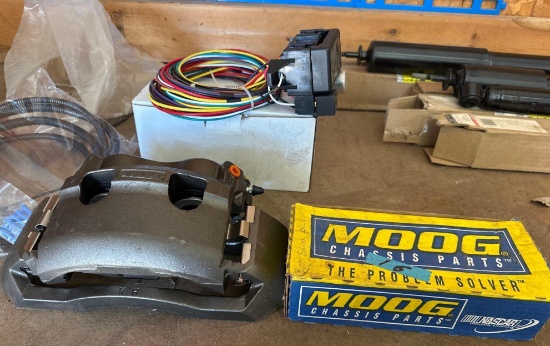 New caliper, chassis parts, wiring harness