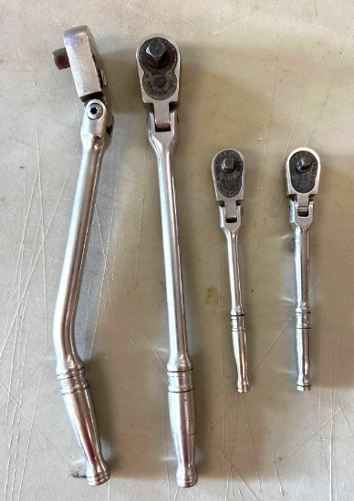 4 Snap-On swivel Head ratchets