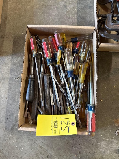 Box of screwdrivers and punches