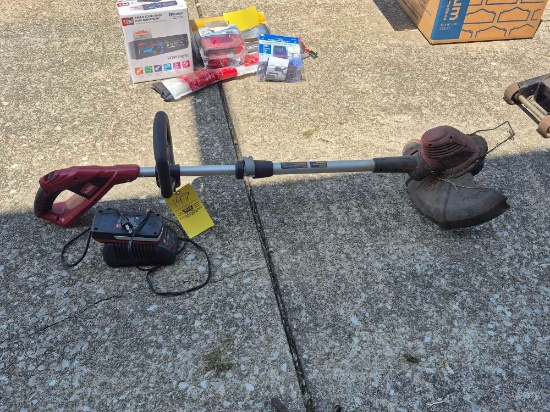 Toro Electric 20V Weedwacker w/ Battery & Charger