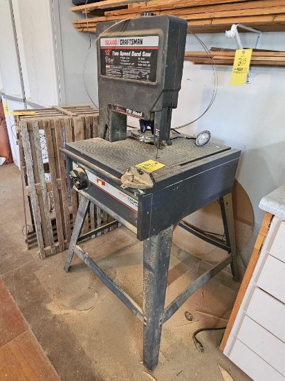 Craftsman 12" Two-Speed Band Saw with Work Light on Stand