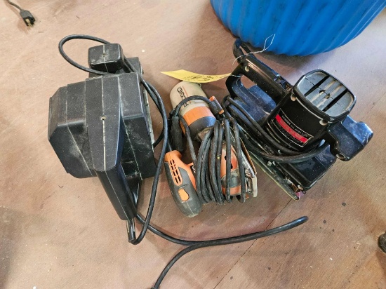 Corded Tools - Black and Decker Belt Sander, Rigid Palm Sander, Craftsman Sander