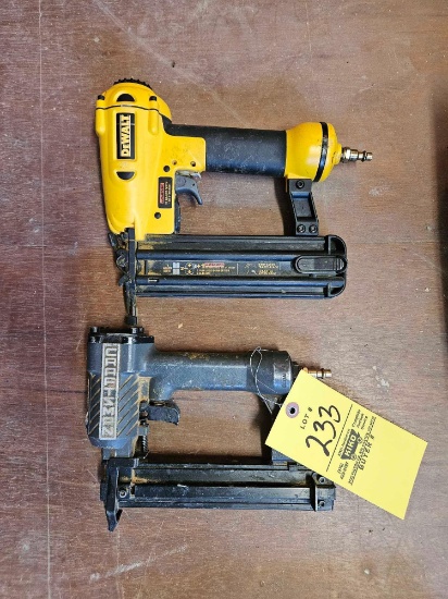 Dewalt and Craftsman Air Brad Nailers