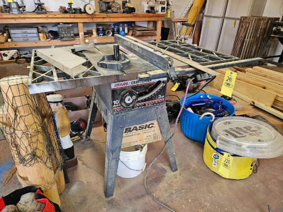 Craftsman 10 " 3 HP Table Saw with Stand