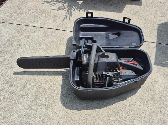 Craftsman 36cc Gas Powered Chainsaw w/ Case