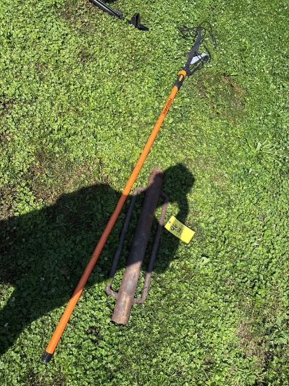 Branch trimmer and post pounder