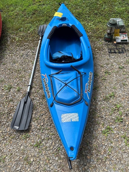 Blue Sundolphin Aruba 10 Kayak with Paddle and Life Vest