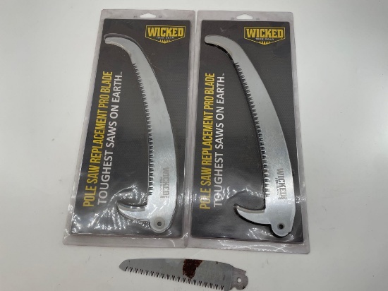 3 Pull Saw Blades