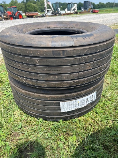 (2) new 8 ply 11L-15 tires - bid x 2