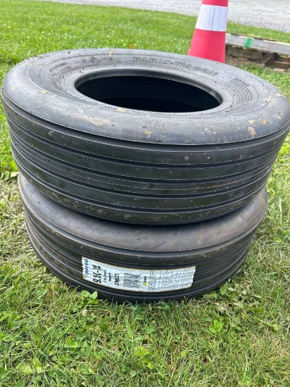 (2) new 8 ply 9.5L-15 tires - bid x 2