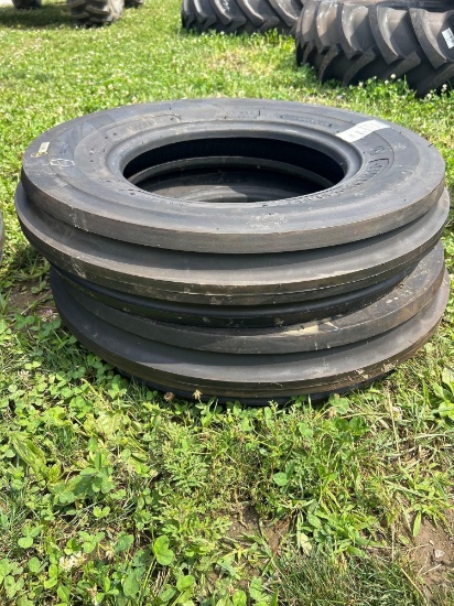 (2) new 6 ply 6.5-16 three rib tires - bid x 2