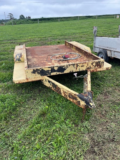 6 x 10 1/2 ft tandem axle trailer