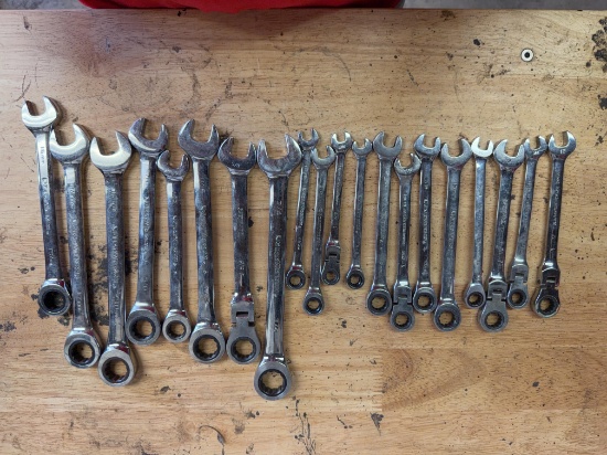 assorted Gear Wrenches and Duralast gear wrenches