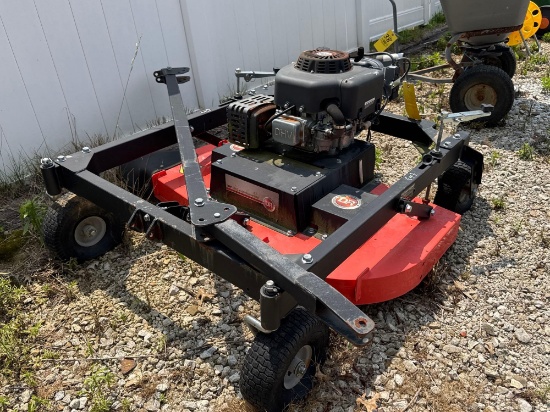 DR Field and Finish mower with adjustable tongue hitch