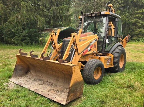 2004 Case 590 Super M Series 2 Diesel Backhoe w/ Extendahoe, 6,966hrs, runs good