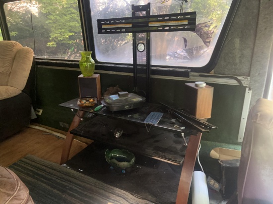 Glass Entertainment Stand