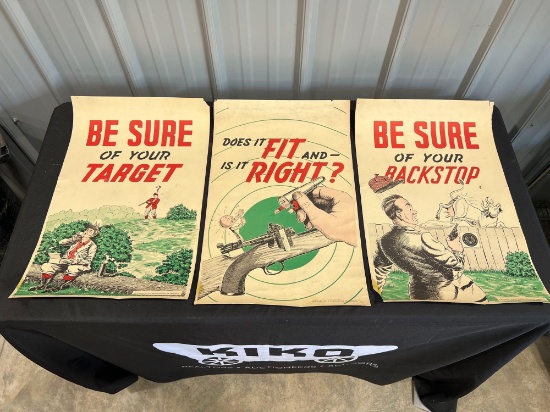 (3) 1946 NAR Safety Posters