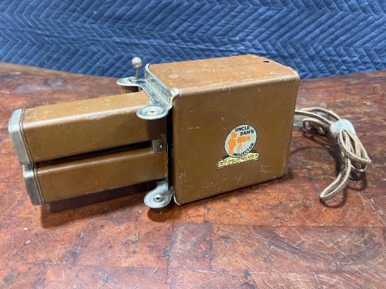 Vintage Metal Uncle Sams Projector